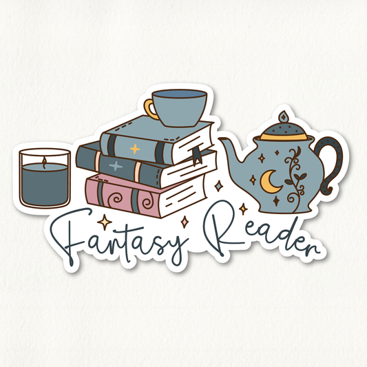 Fantasy Reader Sticker