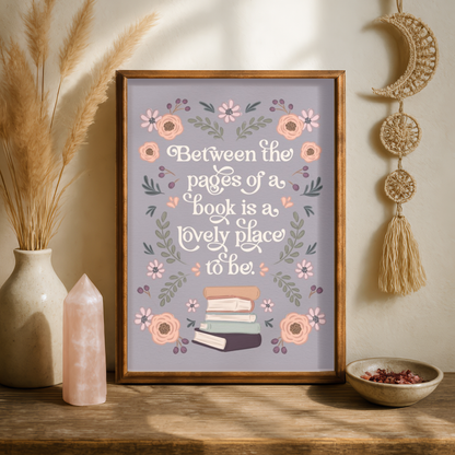 Between the Pages Art Print
