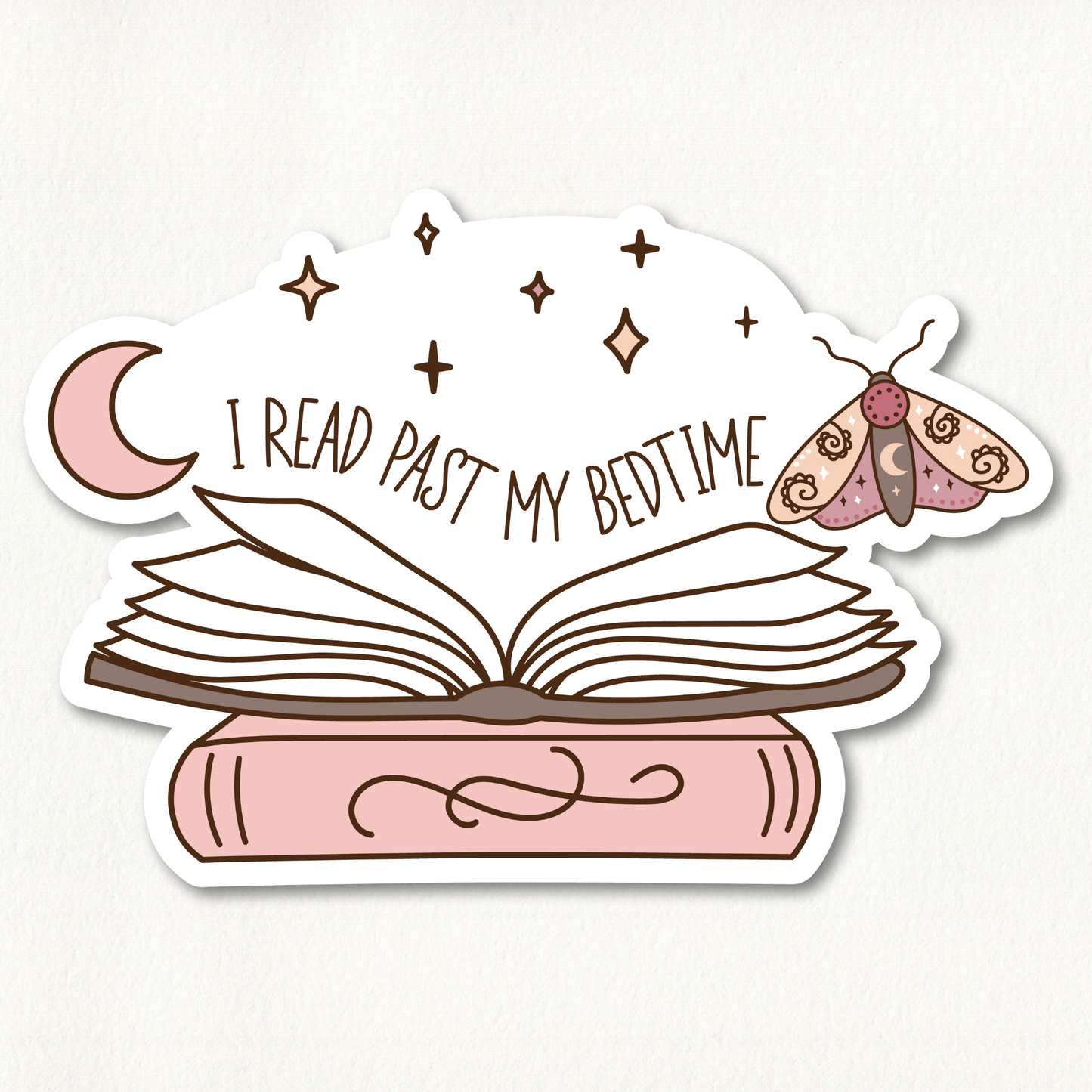 I Read Past My Bedtime Sticker