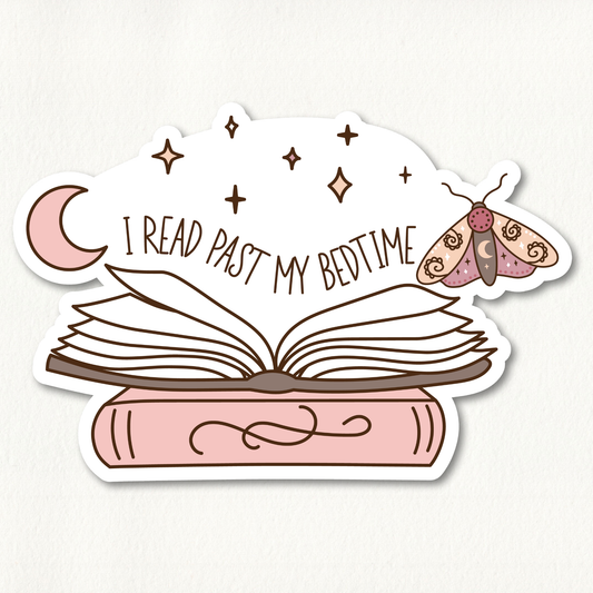 I Read Past My Bedtime Sticker
