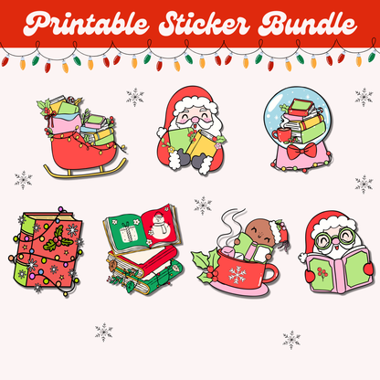 Merry Bookmas Sticker Bundle