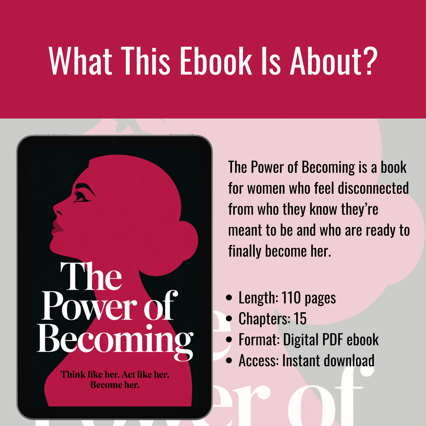 The Power of Becoming Ebook
