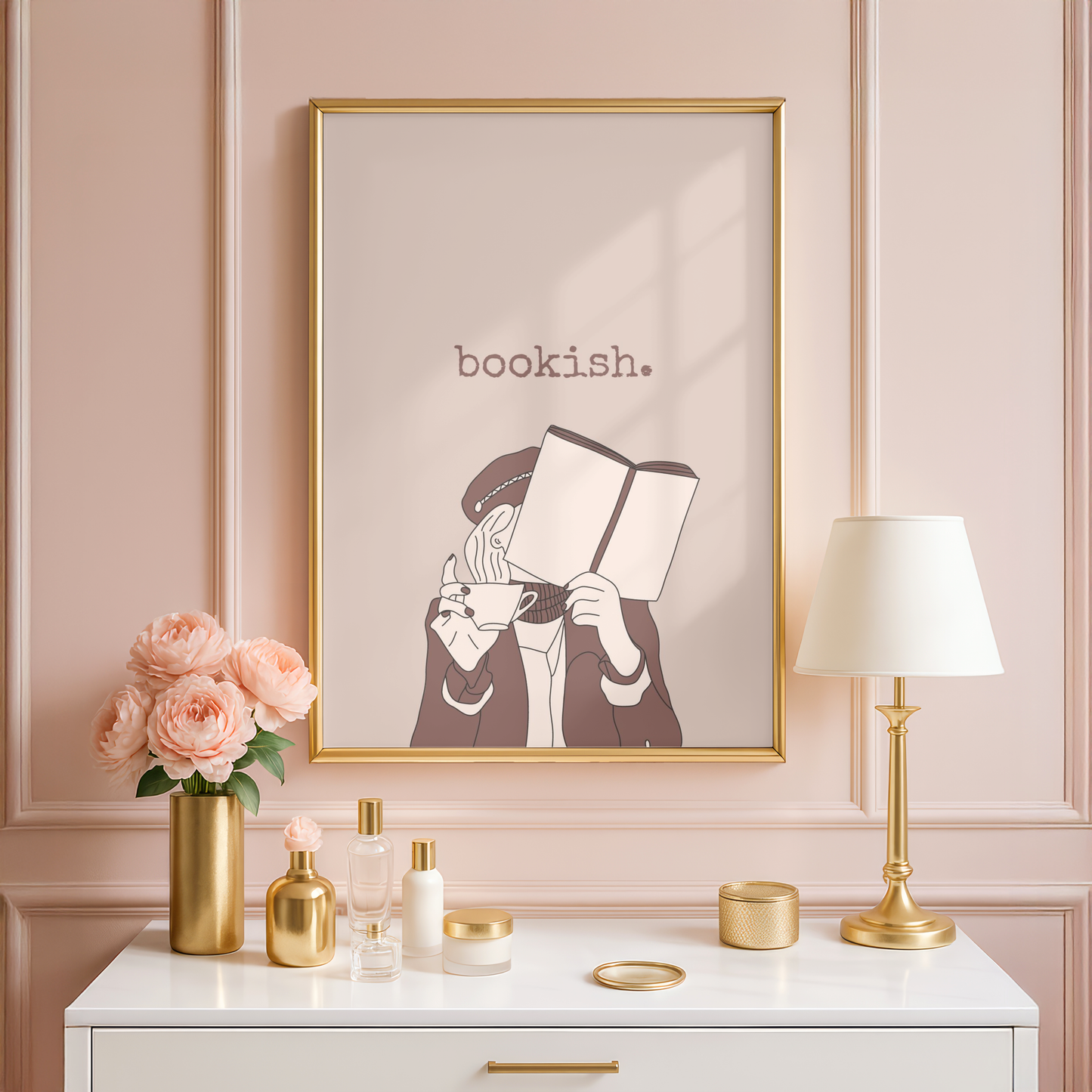 Bookish Minimalist Art Print