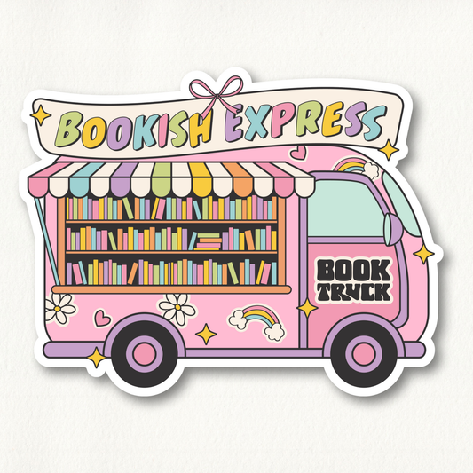 Bookish Express Sticker