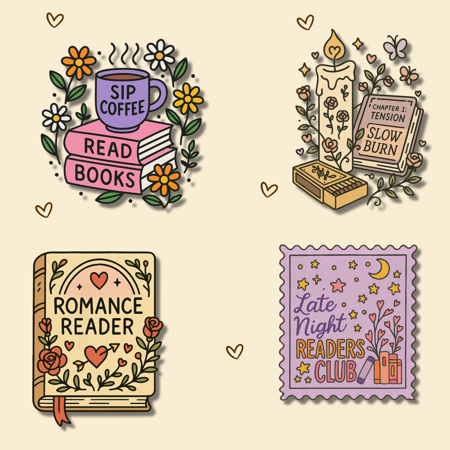 Fantasy Bookish Sticker Bundle