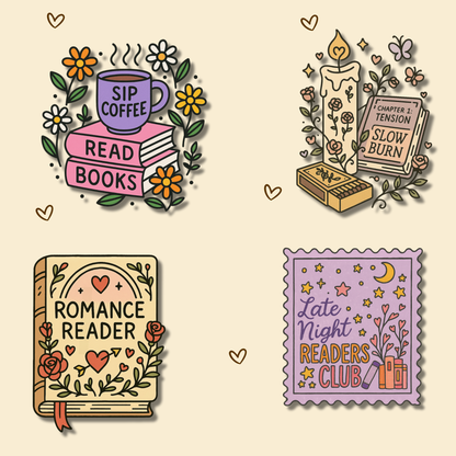 Fantasy Bookish Sticker Bundle