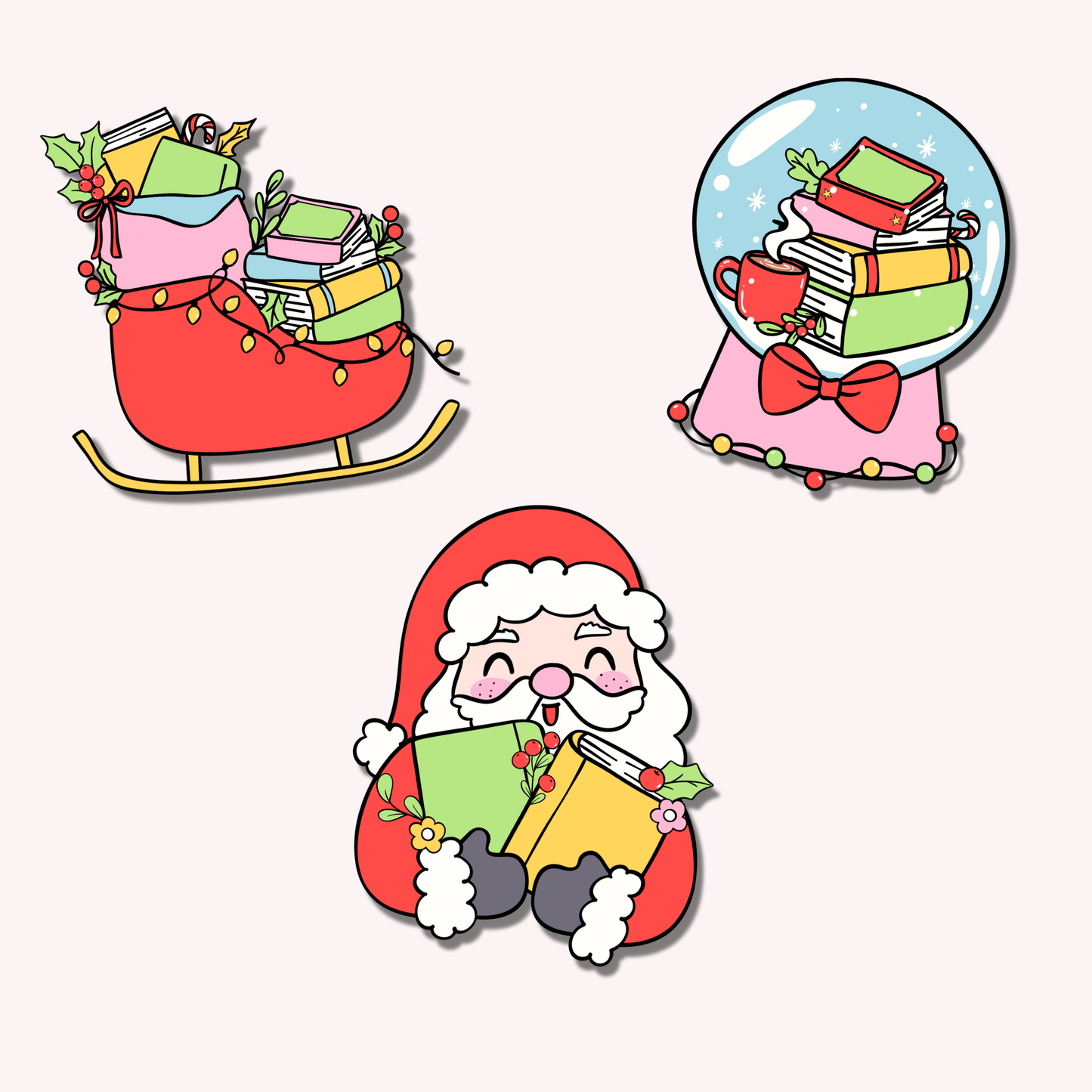 Merry Bookmas Sticker Bundle