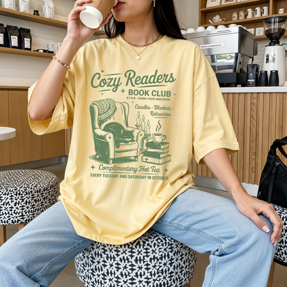 Cozy Readers Book Club T-Shirt
