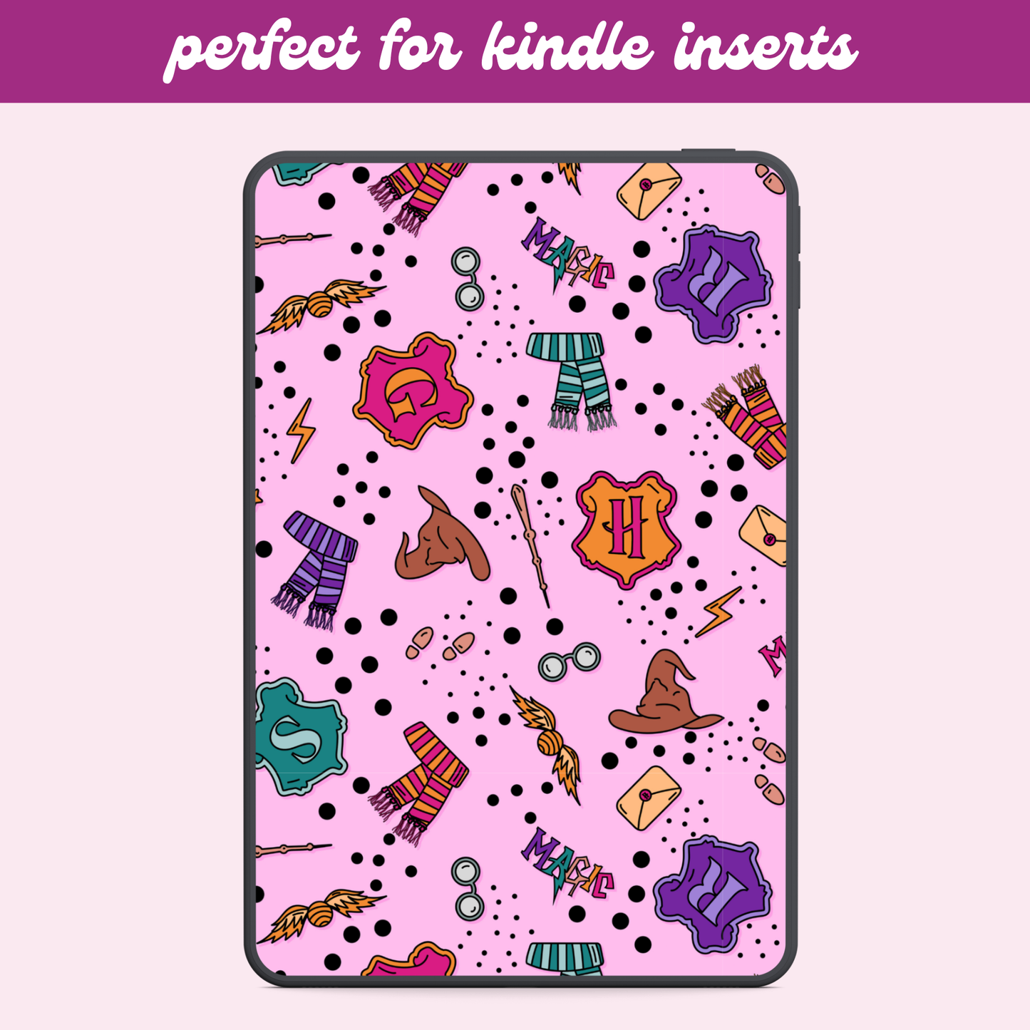 Hogwarts Houses Seamless Pattern