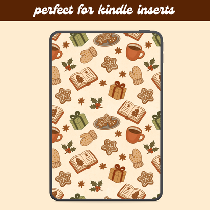 Books and Cookies Seamless Pattern