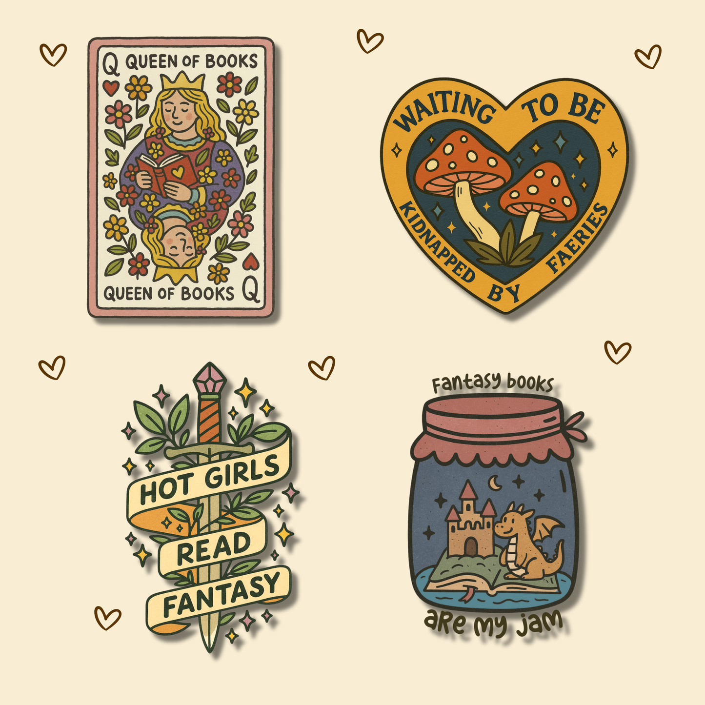 Fantasy Bookish Sticker Bundle