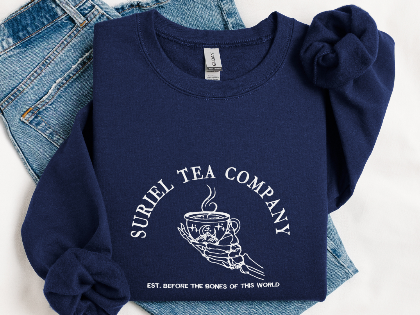 Suriel Tea Company Embroidery Sweatshirt