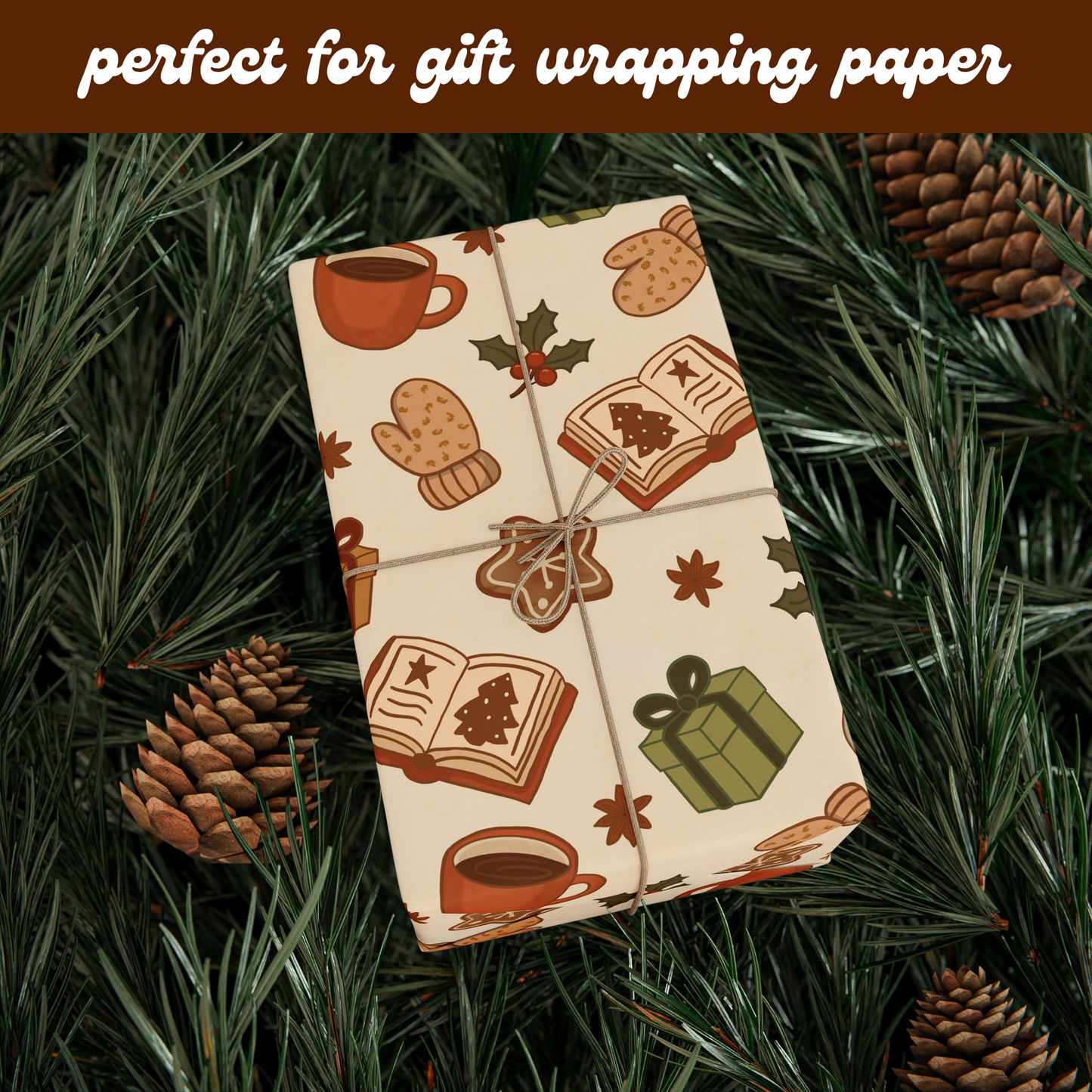 Books and Cookies Seamless Pattern