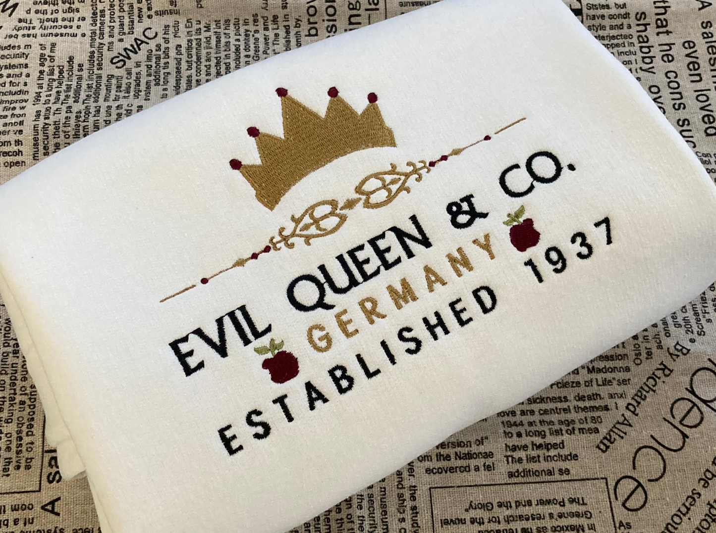 Evil Queen & Co. Embroidery Sweatshirt