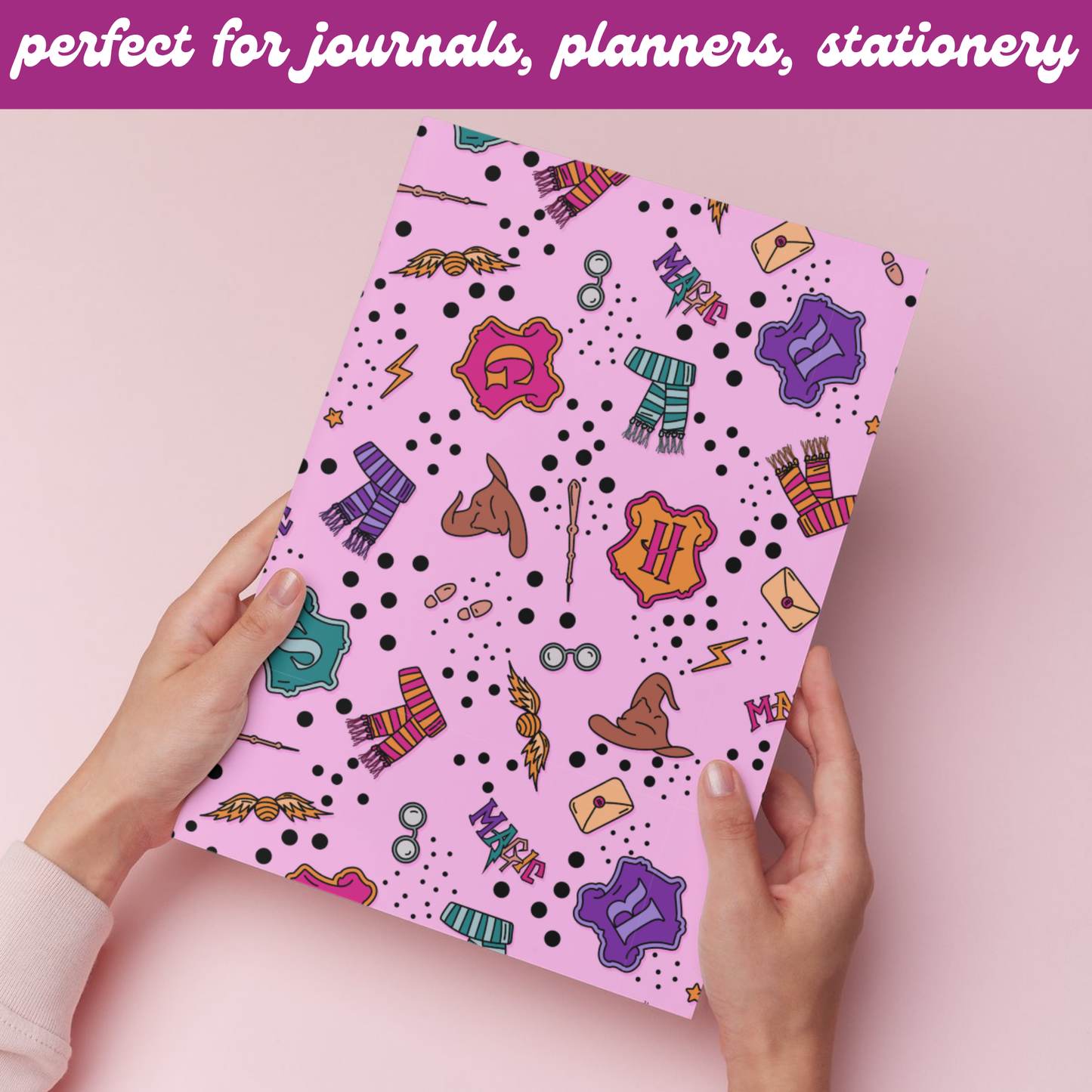 Hogwarts Houses Seamless Pattern