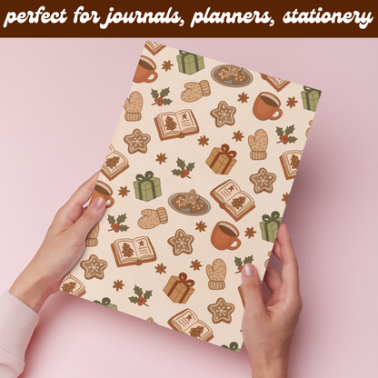 Books and Cookies Seamless Pattern