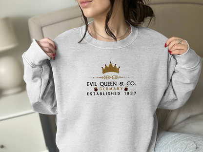 Evil Queen & Co. Embroidery Sweatshirt