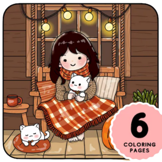 Cozy Fall Coloring Book